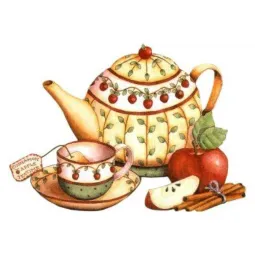 (Discontinued) Diamond painting kit Tea with Cinnamon 40х30 cm AZ-1429