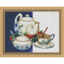 (Eingestellt) Diamond Painting Kit Teekomposition 40х30 cm AZ-1430
