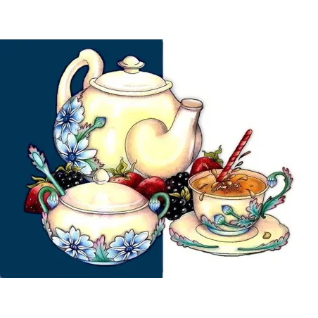 (Снят) Картина стразами "Чайная традиция"   AZ-1430