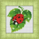 Kit peinture diamant Coccinelle 20x20 cm AZ-1115