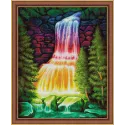 Regenbogen-Wasserfall 40x50 cm AZ-1769