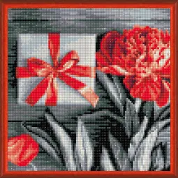 Gift with Peony 25x25 cm AZ-1774