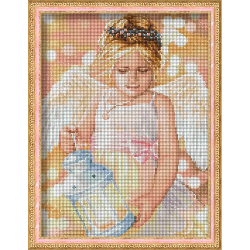 Angel with Lantern 30x40 cm AZ-1780