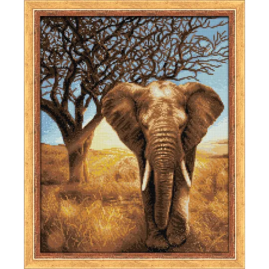 Afrikanischer Elefant 40x50 cm AZ-1783