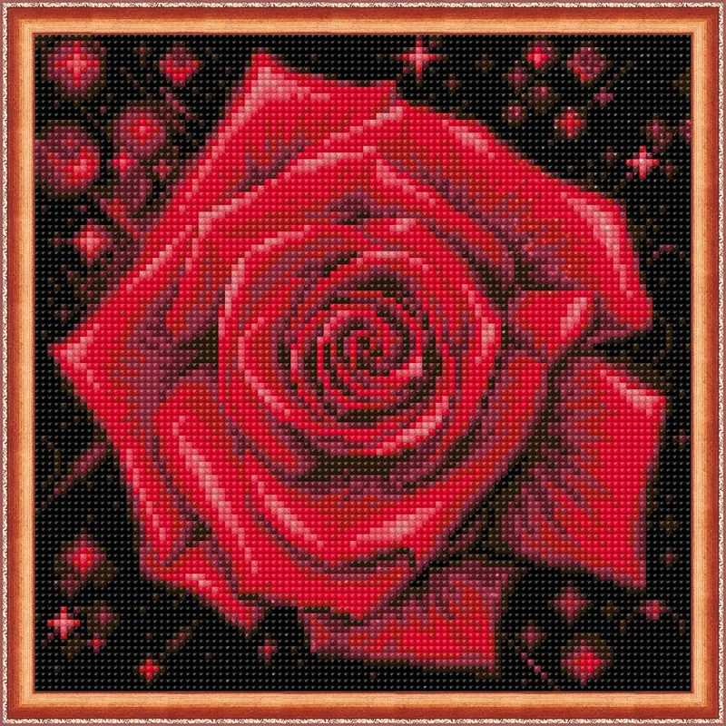 Rose pétillante 25x25 cm AZ-1785