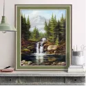 Schwerer Wasserfall 40x50 cm AZ-1685