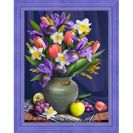 Daffodils and Irises 30x40 cm AZ-1693