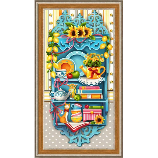 (Discontinué) Kit Diamond Painting Citrons 60х30 cm AZ-1584