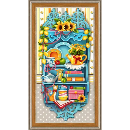 (Discontinué) Kit Diamond Painting Citrons 60х30 cm AZ-1584