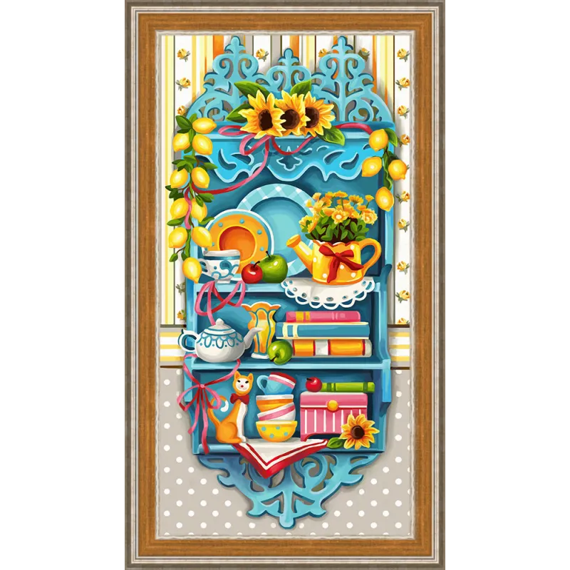 SOLDE (abandonné) Kit de peinture diamant Citrons 60х30 cm AZ-1584