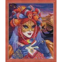 Diamant-Malerei-Set „Venezianische Frau“ 40 x 50 cm AZ-1586