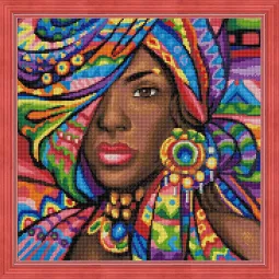 Deimantų paveikslėlio rinkinys Ghana 40x40 cm AZ-1589