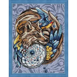 (Produit abandonné) Kit de peinture diamant Amulette Magique 30х40 cm AZ-1592