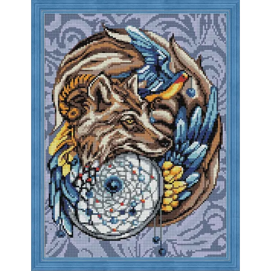 (Produit abandonné) Kit de peinture diamant Amulette Magique 30х40 cm AZ-1592