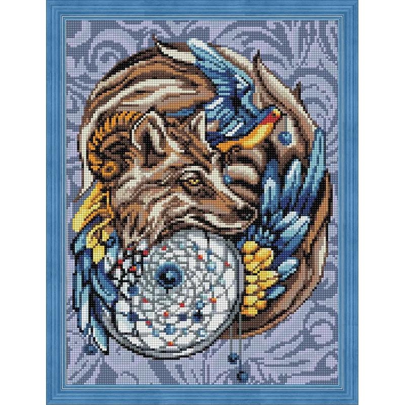 (Nicht mehr im Sortiment) Diamant-Malerei-Set Magical Amulet 30х40 cm AZ-1592