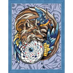 (Produit abandonné) Kit de peinture diamant Amulette Magique 30х40 cm AZ-1592