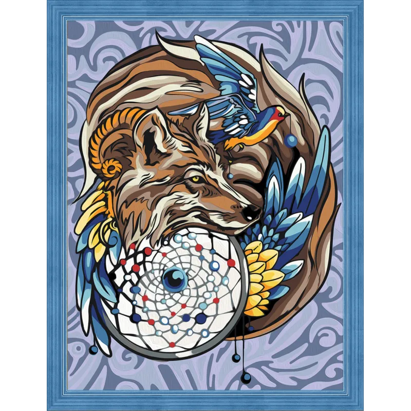 (Produit abandonné) Kit de peinture diamant Amulette Magique 30х40 cm AZ-1592