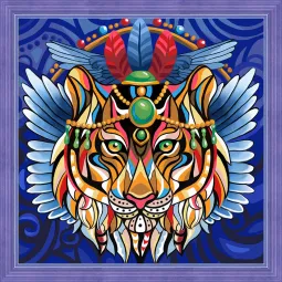 Kit de peinture diamant Tigre 30x30 cm AZ-1593