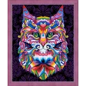 (Eingestellt) Diamant-Malerei-Set Mystische Katze 40 x 50 cm AZ-1596