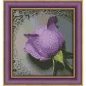 IŠPARDAVIMAS (nebegaminamas) Deimantinio dažymo rinkinys Lilac Rose 22х24 cm AZ-16