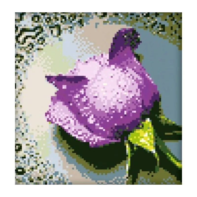 IŠPARDAVIMAS (nebegaminamas) Deimantinio dažymo rinkinys Lilac Rose 22х24 cm AZ-16