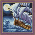 (Eingestellt) Diamond Painting Kit Sea Storm 40x40 cm AZ-1601