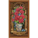 (Nicht mehr im Sortiment) Diamond Painting Kit Antiker Blumenstrauß 30х60 cm AZ-1603