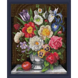 Картина Стразами Цветочная Грация AZ-1604