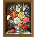 Kit de peinture diamant fleurs 40х50 cm AZ-1604