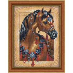 Kit de peinture diamant Cheval Arabe 30х40 cm AZ-1605