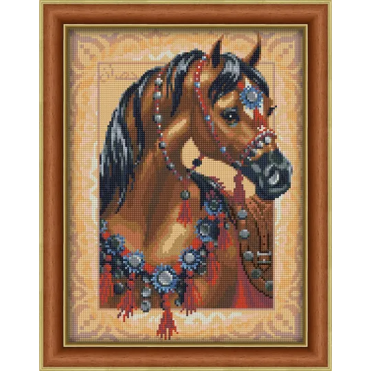 Kit de peinture diamant cheval arabe 30x40 cm AZ-1605