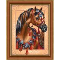 Kit de peinture diamant cheval arabe 30x40 cm AZ-1605