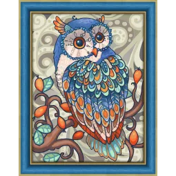 Diamond Painting Kit Owl 30х40 cm AZ-1607