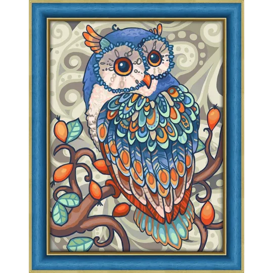 Kit de peinture diamant hibou 30х40 cm AZ-1607