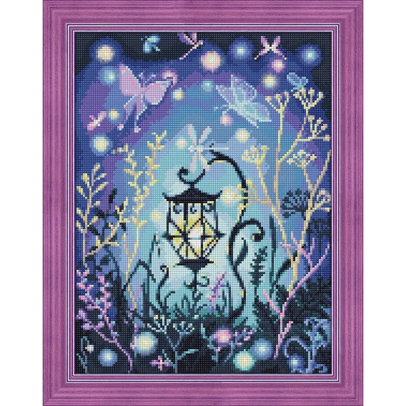 (Produit abandonné) Kit de peinture diamant Lampe mystérieuse 40х30 cm AZ-1612