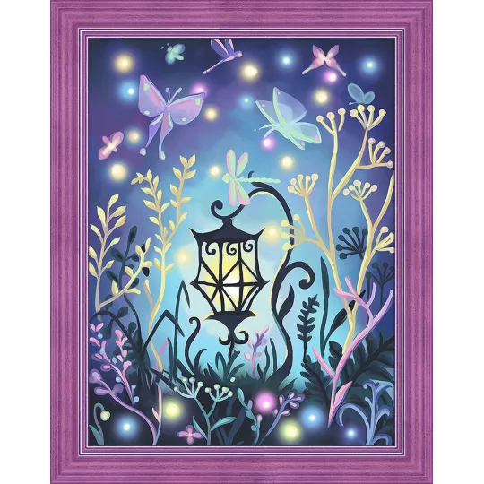 (Produit abandonné) Kit de peinture diamant Lampe mystérieuse 40х30 cm AZ-1612