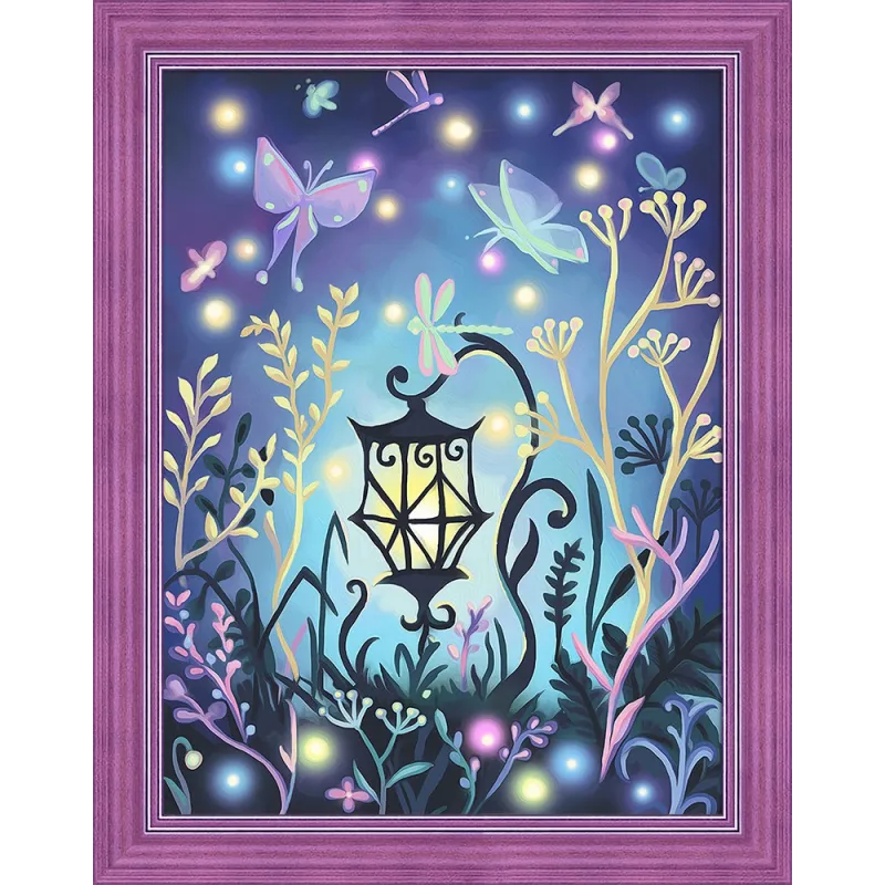 (Discontinued) Diamond painting kit Mysterious Lamp AZ-1612