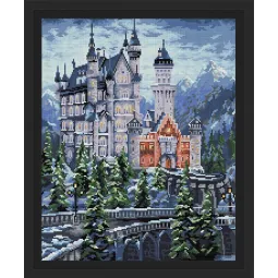 Deimantų tapybos rinkinys Castle 50х40 cm AZ-1615