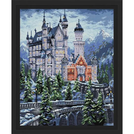 Diamond painting kit Castle 50х40 cm AZ-1615