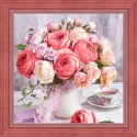 Peonies and Roses 40x40 cm AZ-1696