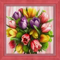 Tulip Bouquet 40x40 cm AZ-1705