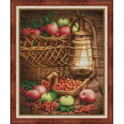 Vis dar gyvenimas su šermukšniu 40x50 cm AZ-1706