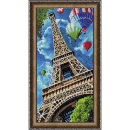 Ciel au-dessus de Paris 30x60 cm AZ-1708