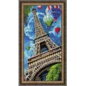 Dangus virš Paryžiaus 30x60 cm AZ-1708