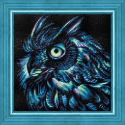 Neoninė pelėda 25x25 cm AZ-1710
