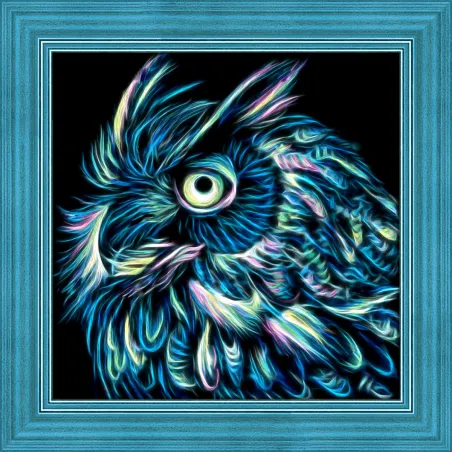 Neon Owl 25x25 cm AZ-1710