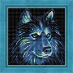 Neon Husky 25x25 cm AZ-1711