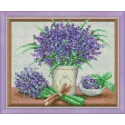 Diamant-Malerei-Set frischer Lavendel 30 x 24 cm AZ-1452