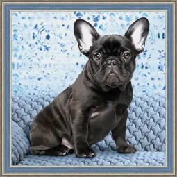 Deimantų tapybos rinkinys Bulldog 40х40 cm AZ-1459