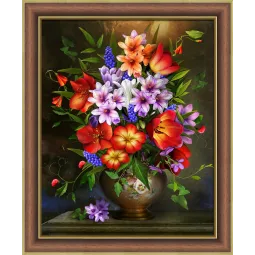 Blumen-Sortiment 40x50 cm AZ-1733